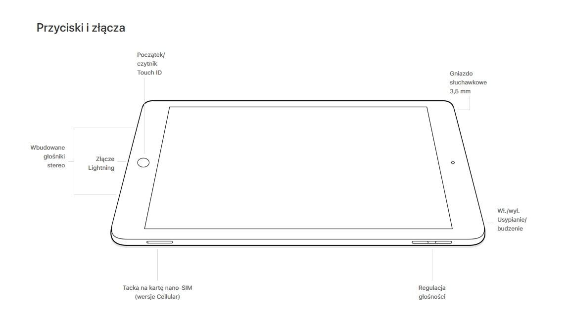 Apple iPad Wi-Fi + Cellular 128GB Złoty