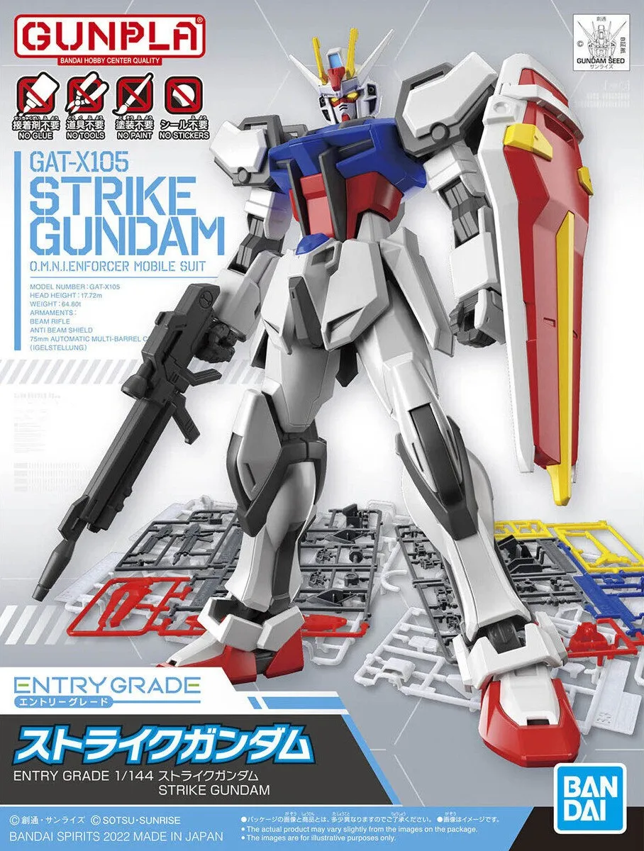 Model do składania Bandai ENTRY GRADE 1/144 GRADE STRIKE GUNDAM