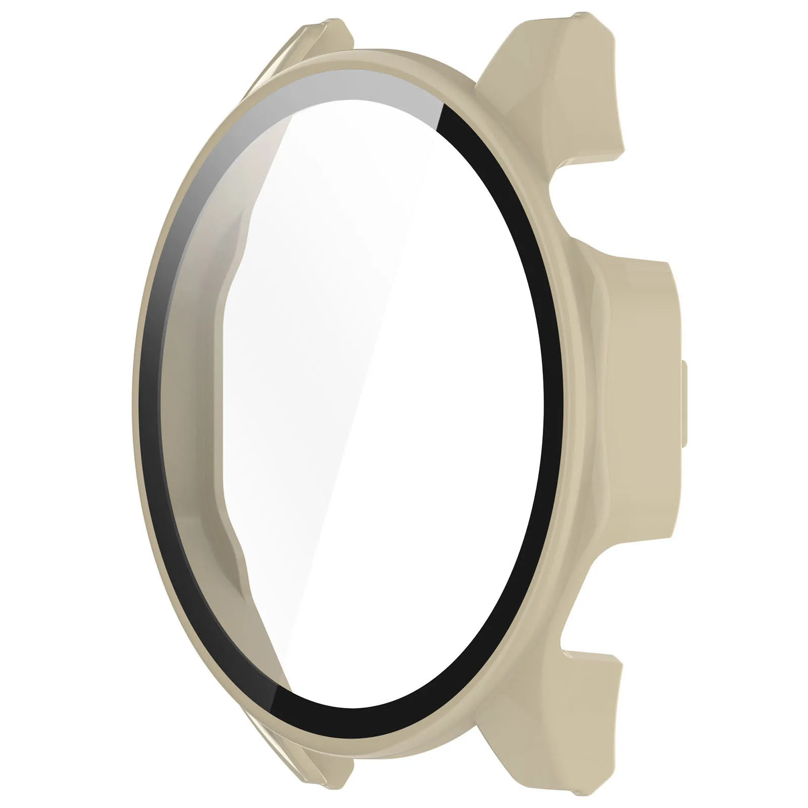 Etui Bizon Case Watch Adamo do Huawei Watch GT 4 46mm Beżowy