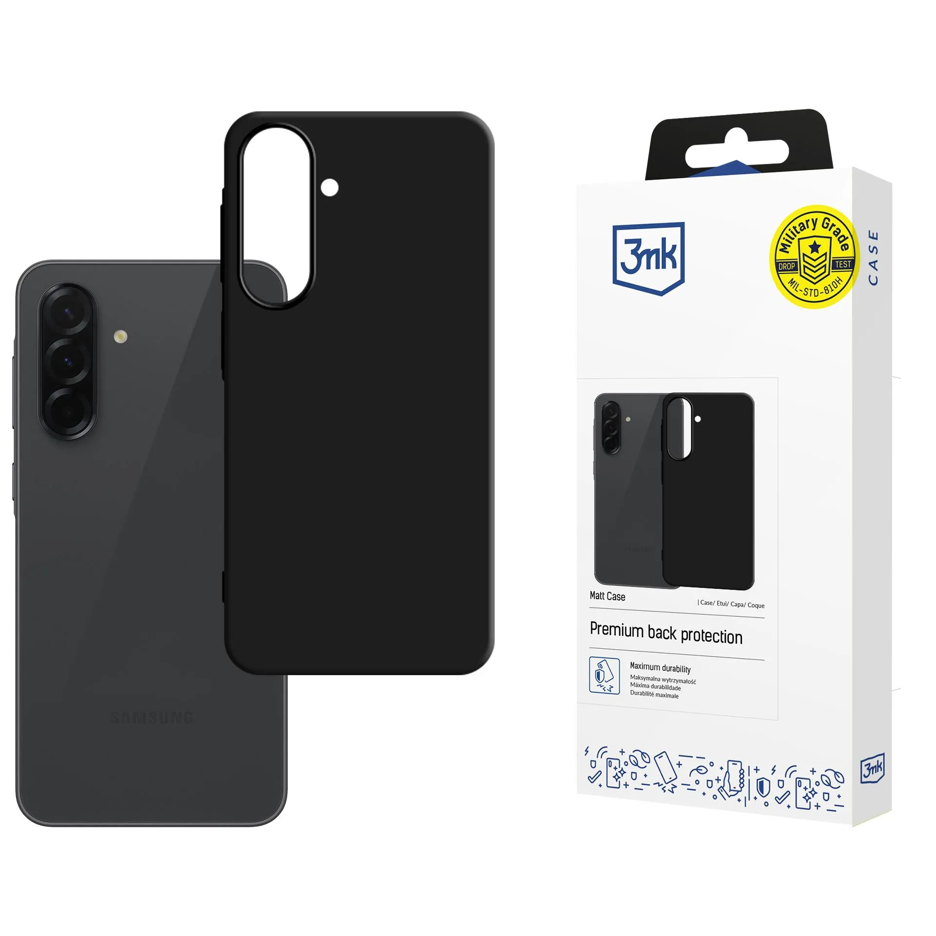 Etui 3mk Matt Case do Samsung Galaxy A57 Czarny