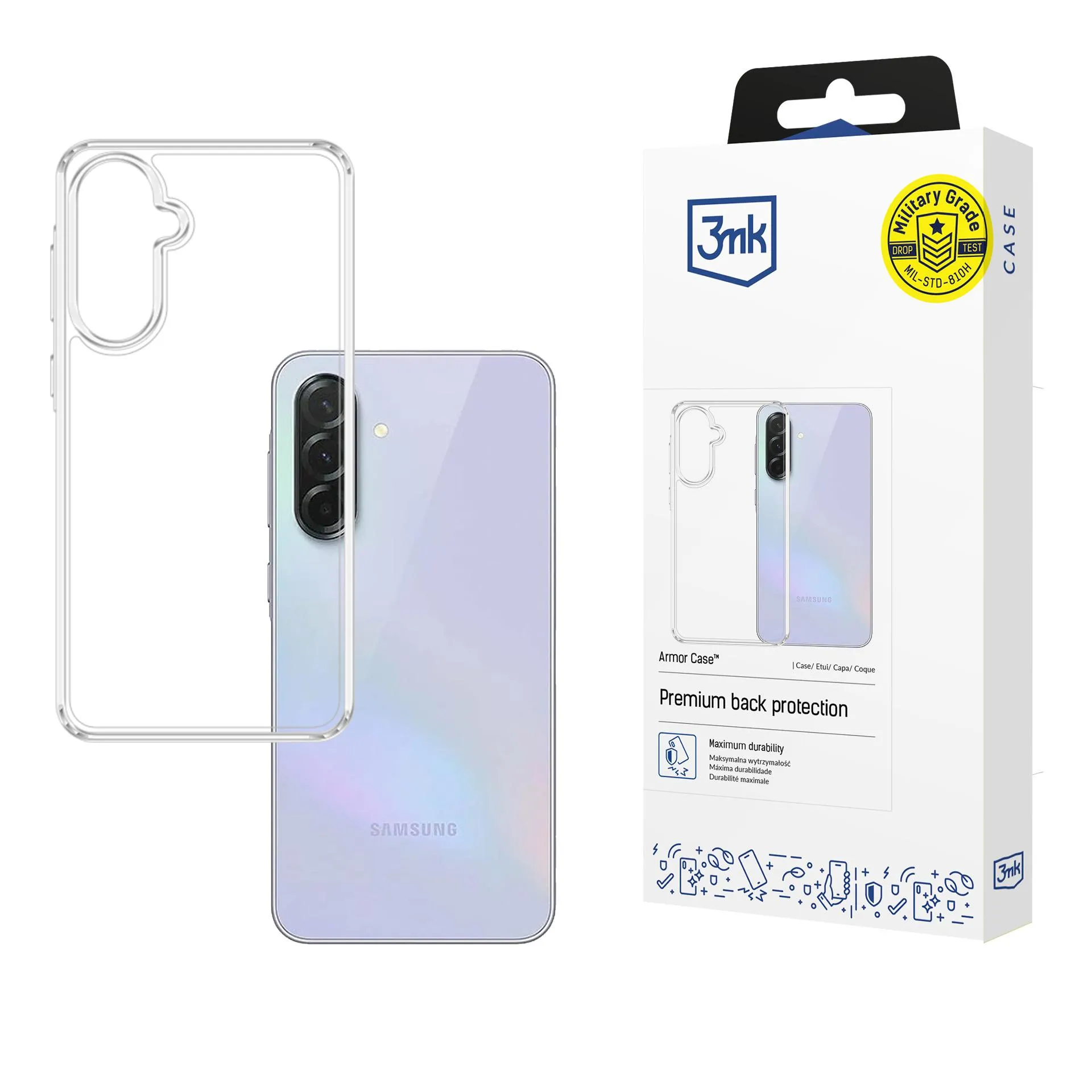 Etui 3mk Armor Case do Galaxy A37 Przezroczysty