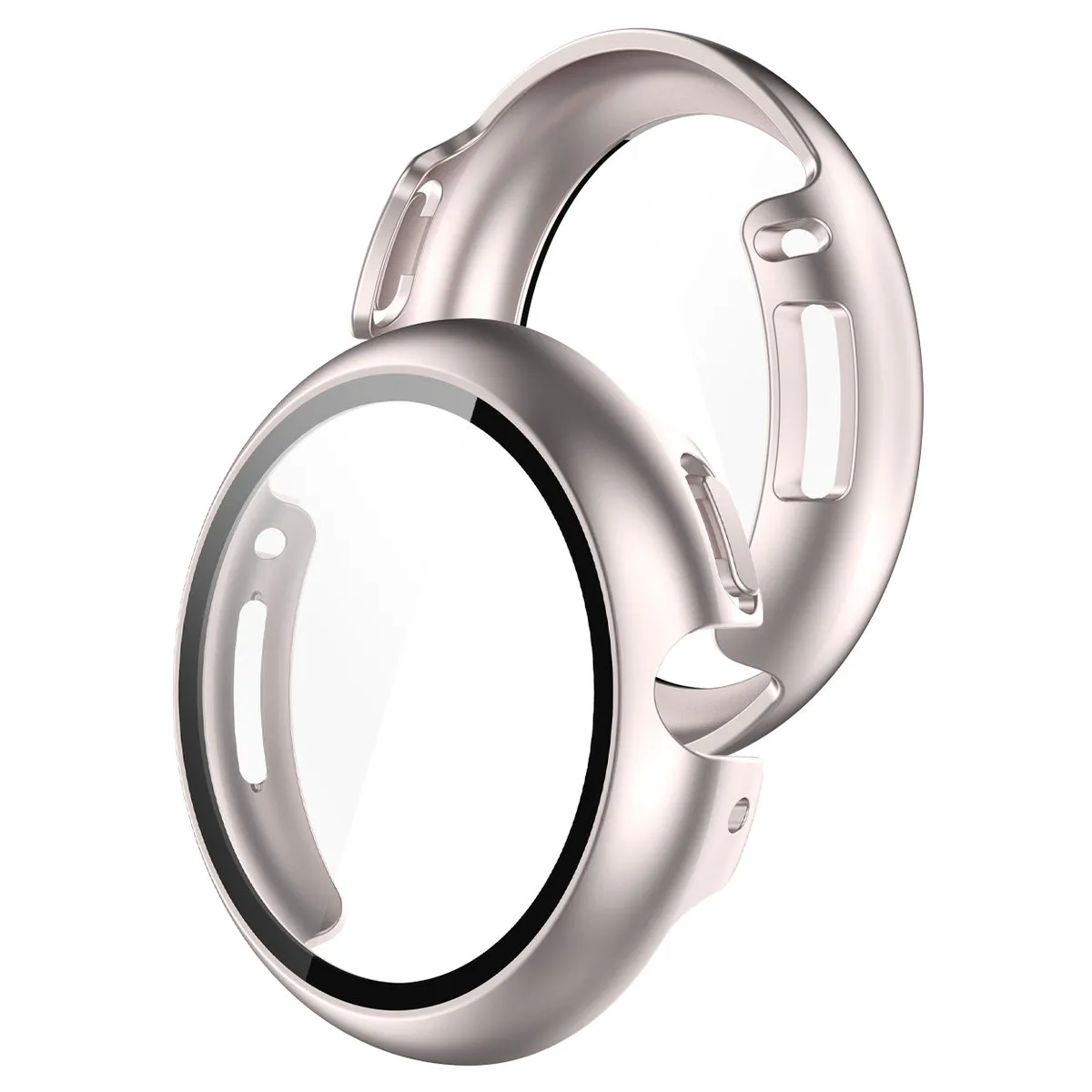 Etui Bizon Case Watch Adamo do Pixel Watch 4 41 mm Satynowy szampański