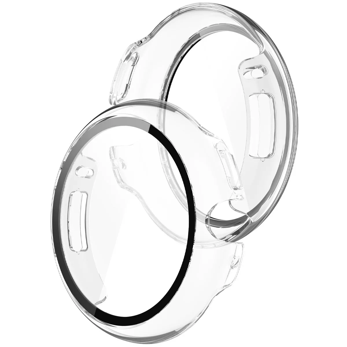 Etui Bizon Case Watch Adamo do Pixel Watch 4 45 mm Przeźroczysty