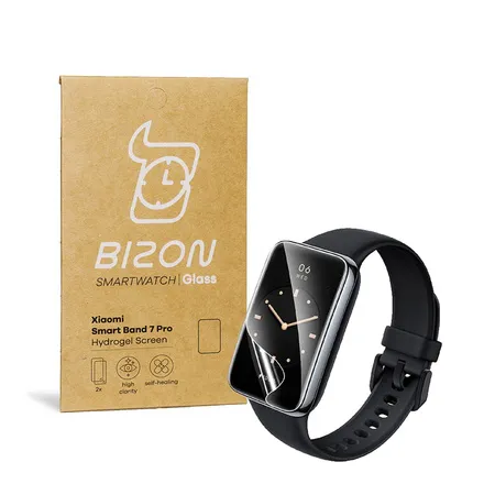 Folia hydrożelowa Bizon Glass Watch Hydrogel Duo do Xiaomi Smart Band 7 Pro 2 sztuki