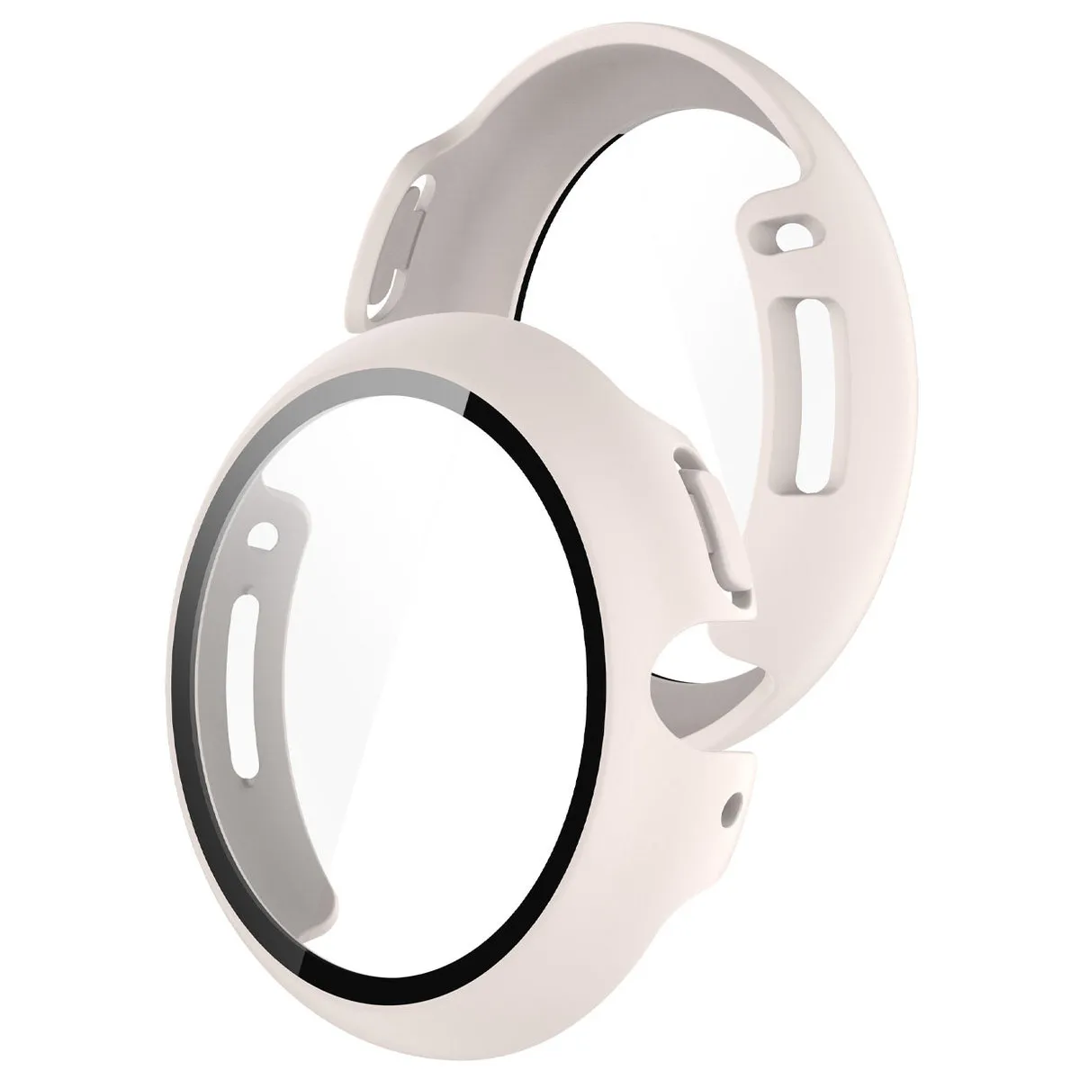 Etui Bizon Case Watch Adamo do Pixel Watch 4 41 mm Matowy beżowy