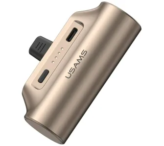 Powerbank USAMS PB79 Mini Tail Plug Portable 3000mAh USB-C Beżowy