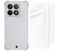 Bizon elastyczne etui + 2x szkło hartowane Clear Pack do Xiaomi 14T