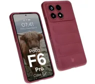 Bizon Tur do Xiaomi Poco F6 Pro Burgundowy