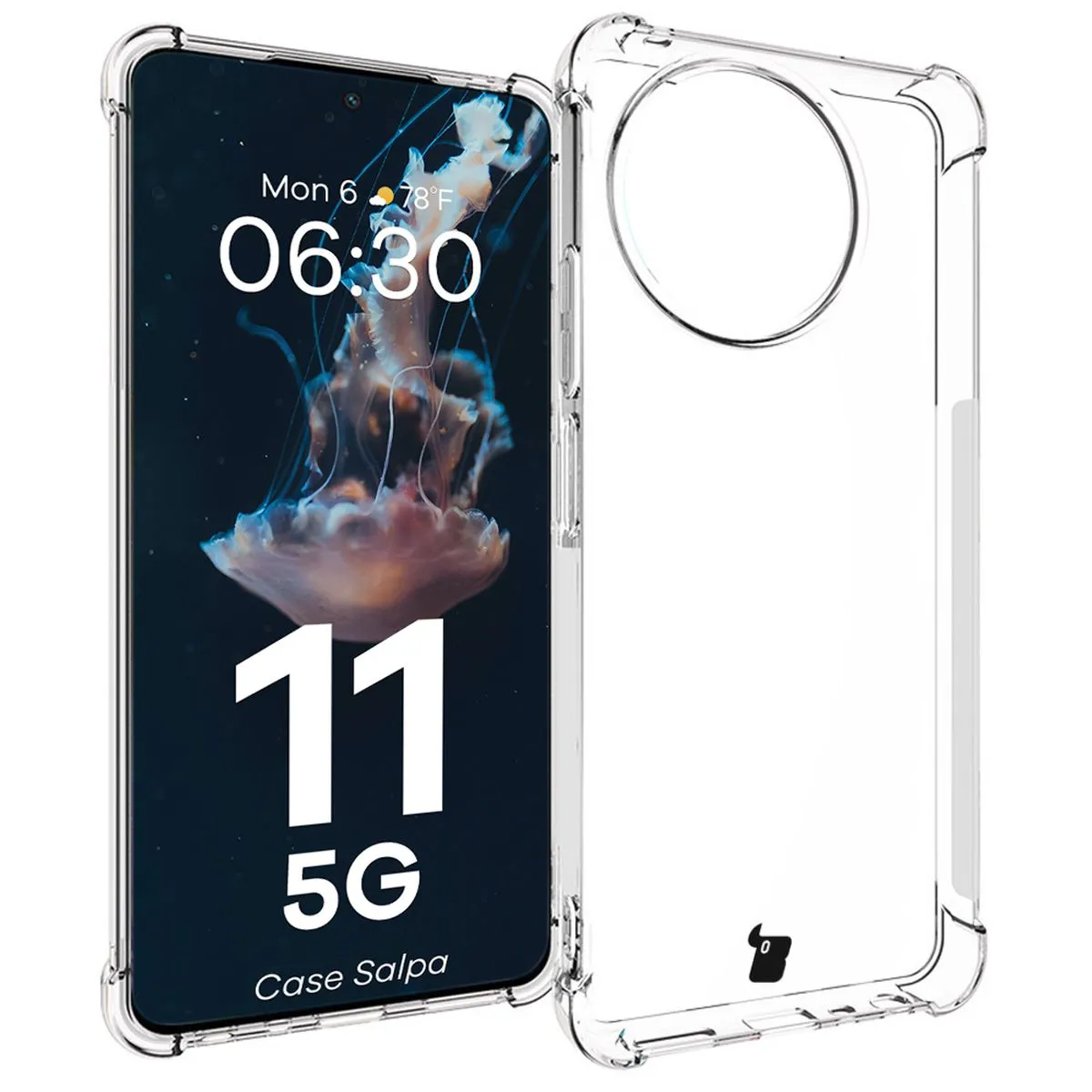 Etui Bizon Salpa do Realme 11 5G Przezroczysty