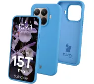 Bizon Soft Case do Xiaomi 15T Pro Niebieski