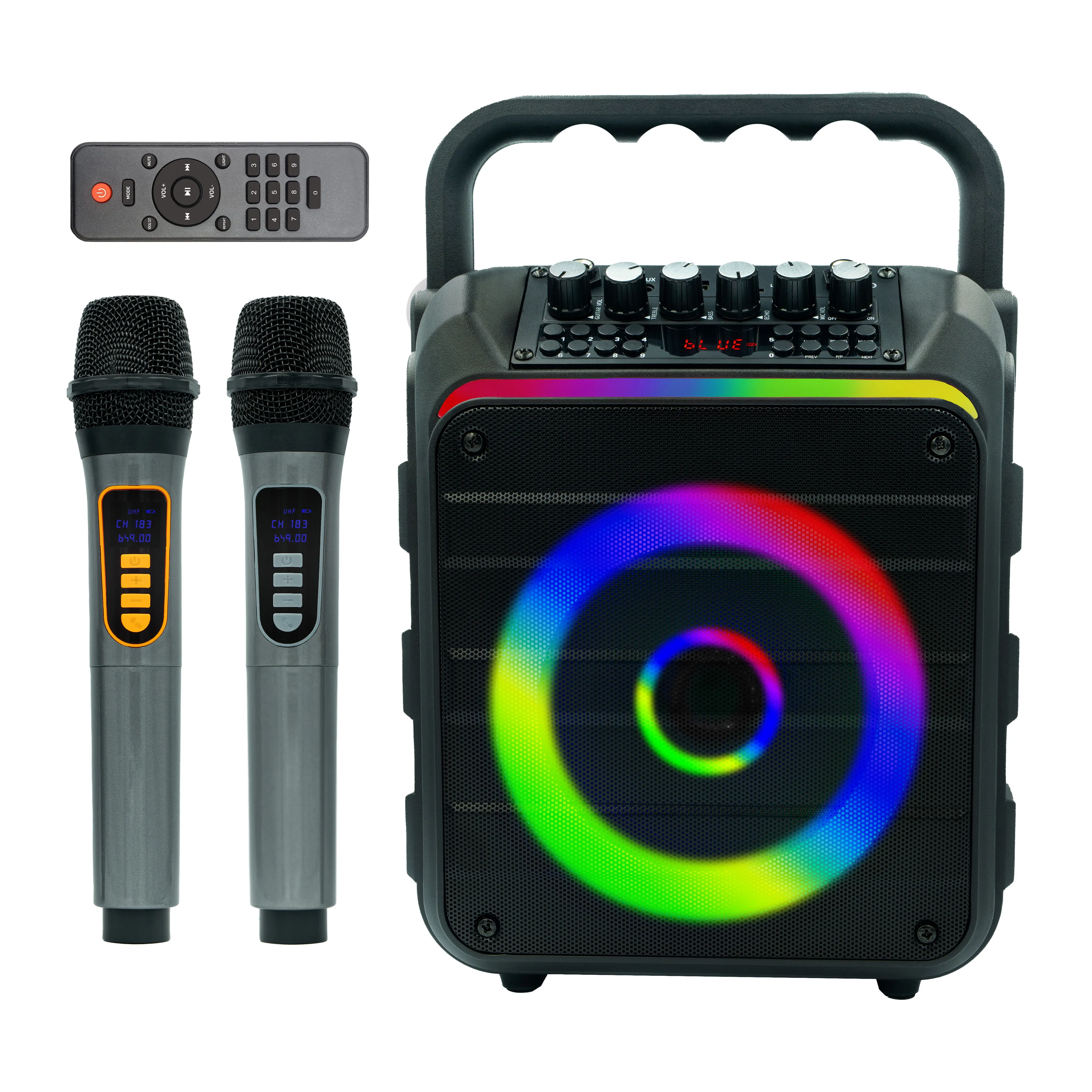 Musicmate MM-SC300 SoundRider 18W Bluetooth Mikrofon Karaoke Czarny