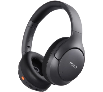 Słuchawki bezprzewodowe Tozo H20 Nauszne Bluetooth 6.0 Funkcje AI Czarny