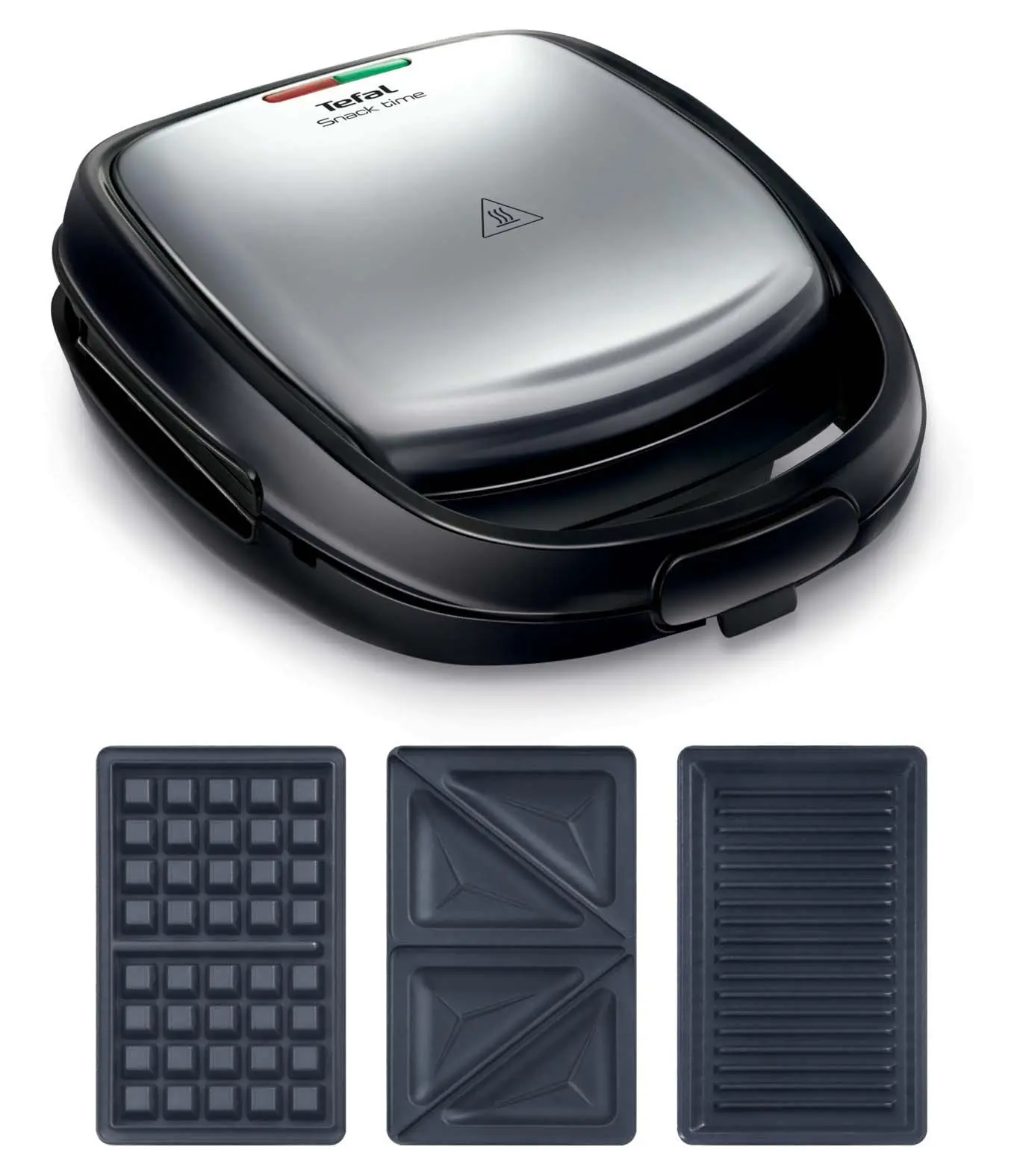 Opiekacz Tefal Snack Time 3w1 SW342D38 Trójkąty Gofry Panini 700W
