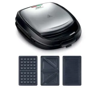 Opiekacz Tefal Snack Time 3w1 SW342D38 Trójkąty Gofry Panini 700W