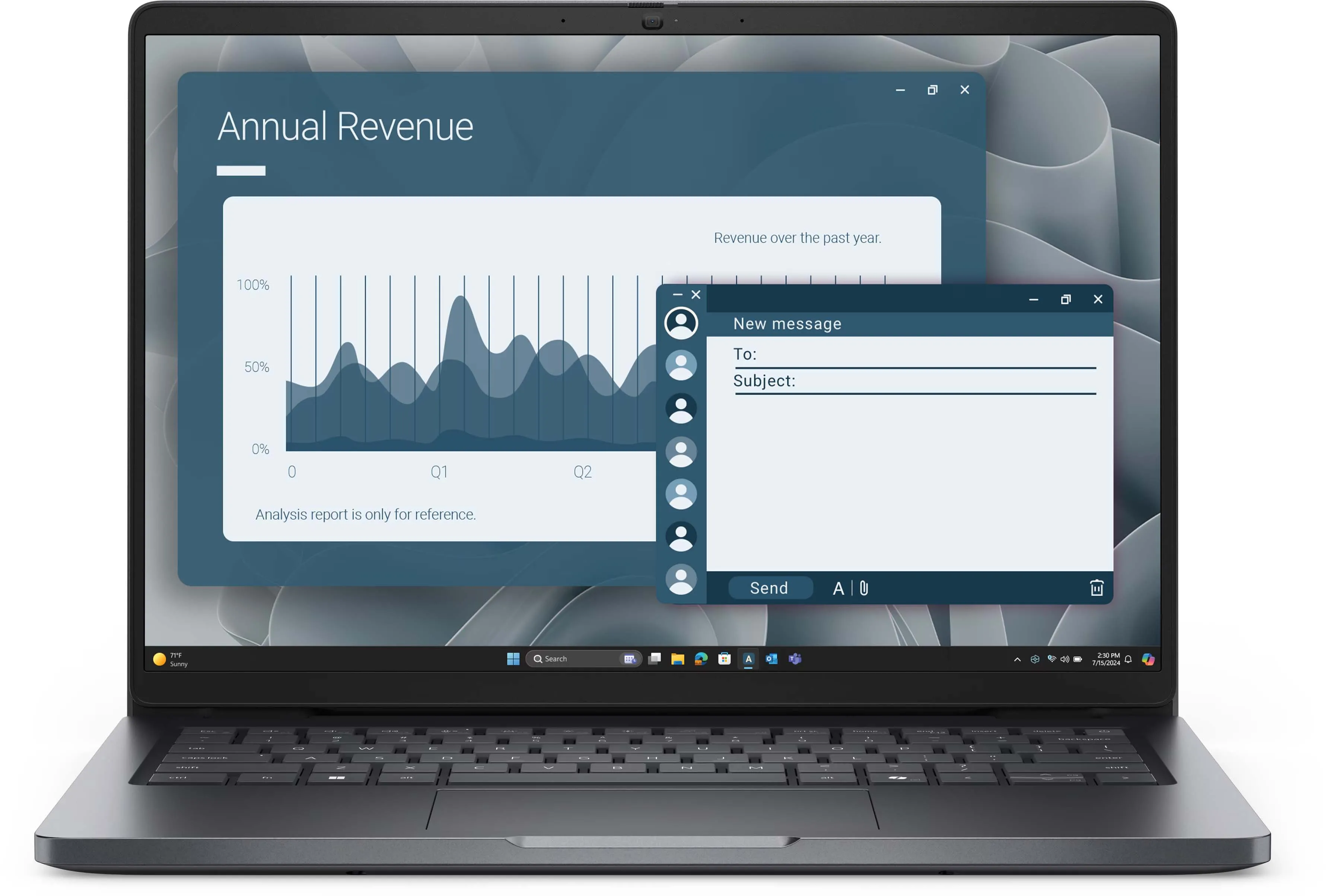 Laptop biznesowy Dell Pro 14 PC14255 14" R5 220 8GB RAM 512GB Dysk SSD Win11 Pro Czarny Funkcje AI