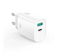 XO CE29 USB-A USB-C 20W Biały