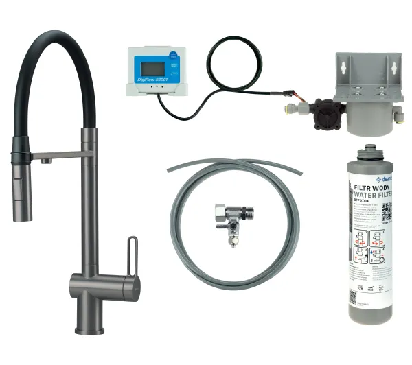 Deante Magnetic BRMFD75M Tytanowy Stal szlachetna