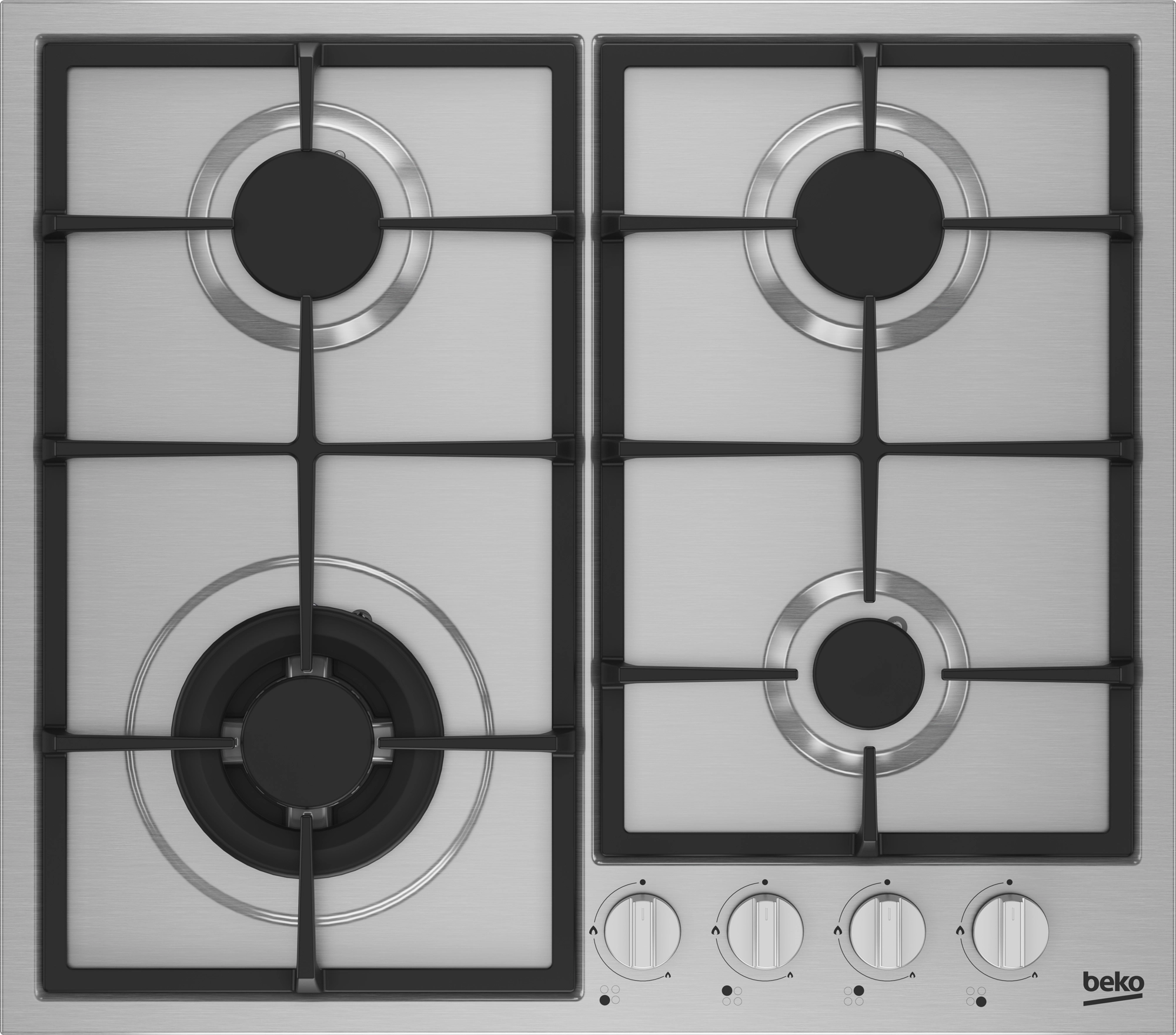 Płyta gazowa Beko bPro500 HBIAG64225SXP 59cm