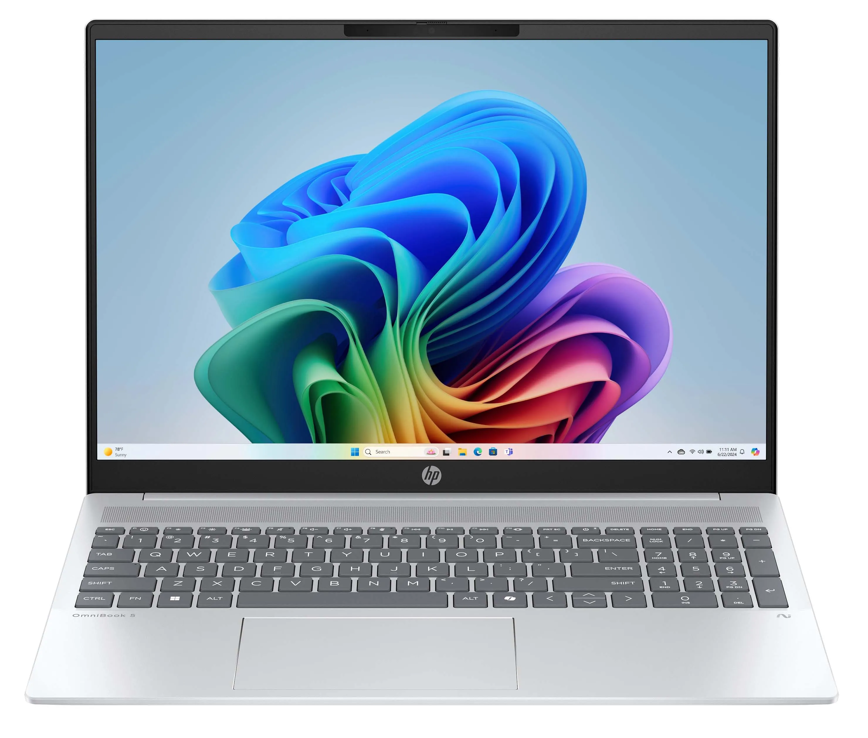 Laptop HP OmniBook 5 16-ag1025nw OLED 16" Ryzen AI 7 350 32GB RAM 1TB Dysk SSD Win11 Srebrny Funkcje AI