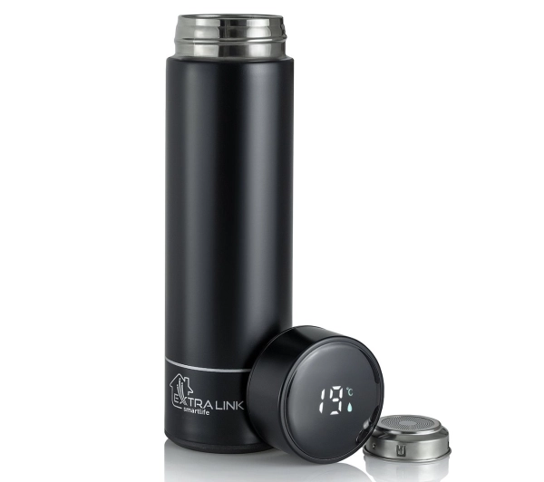 Extralink Smart Travel Mug 0,5l Czarny