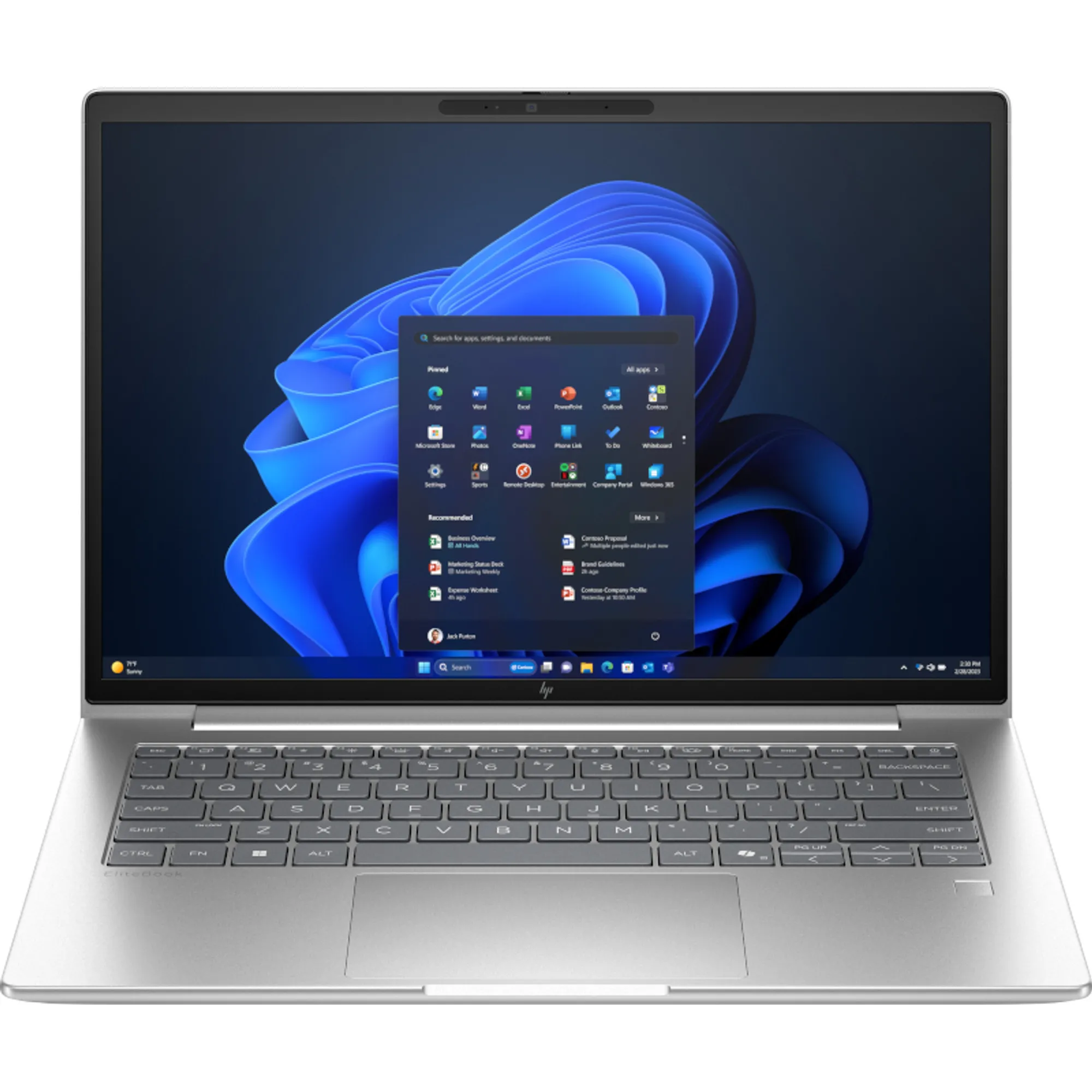 Laptop biznesowy HP EliteBook 6 G1i 14" Ultra 5 225H 16GB RAM 512GB Dysk SSD Win11 Pro Srebrny Funkcje AI