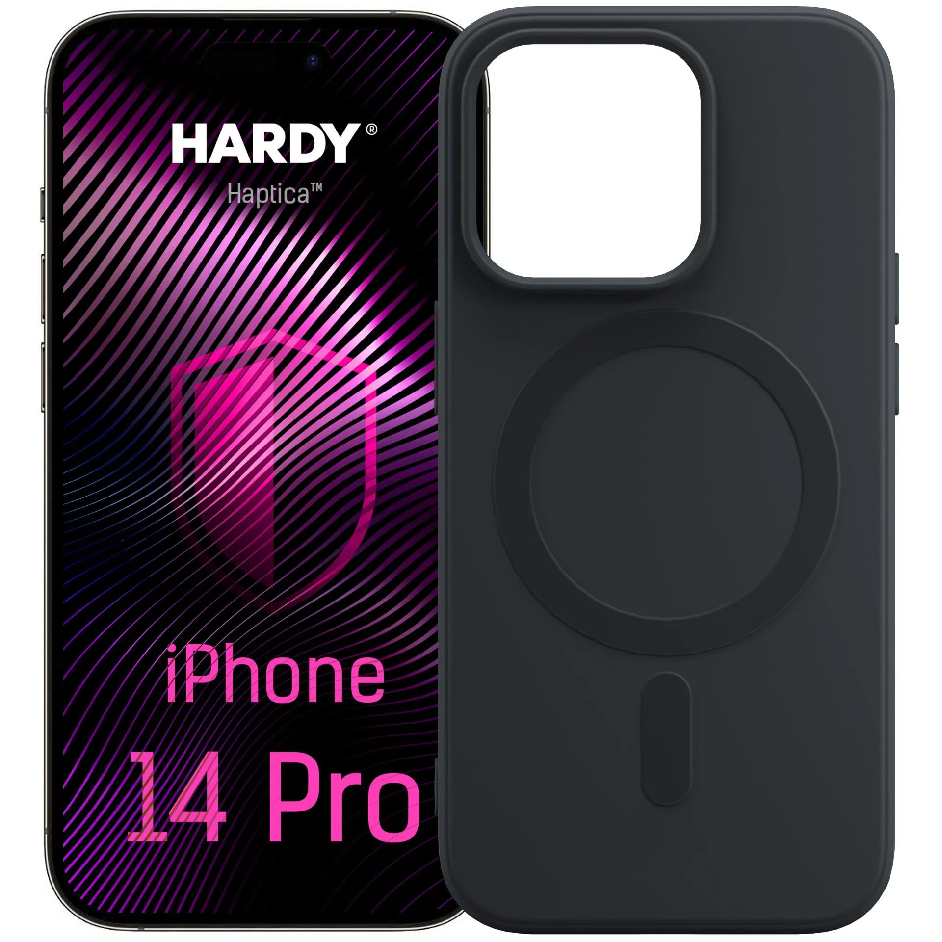 Etui 3mk Hardy Haptica MagCase do iPhone 14 Pro Czarny