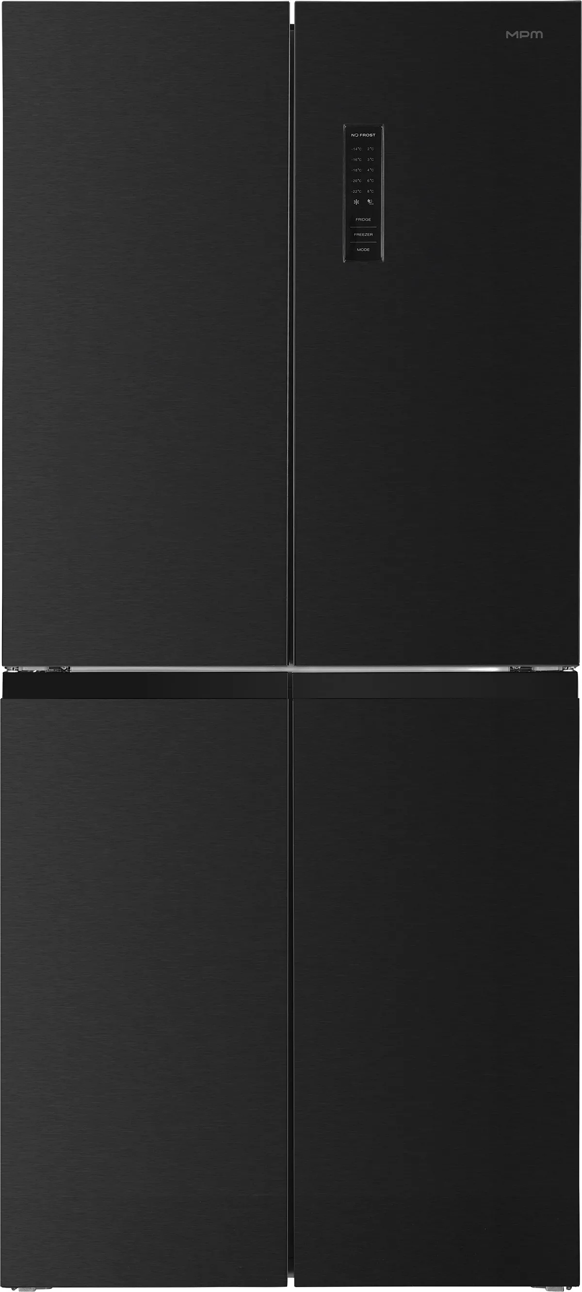 Lodówka MPM 404-SBF-14/D Pełny No Frost  180cm Night Inox