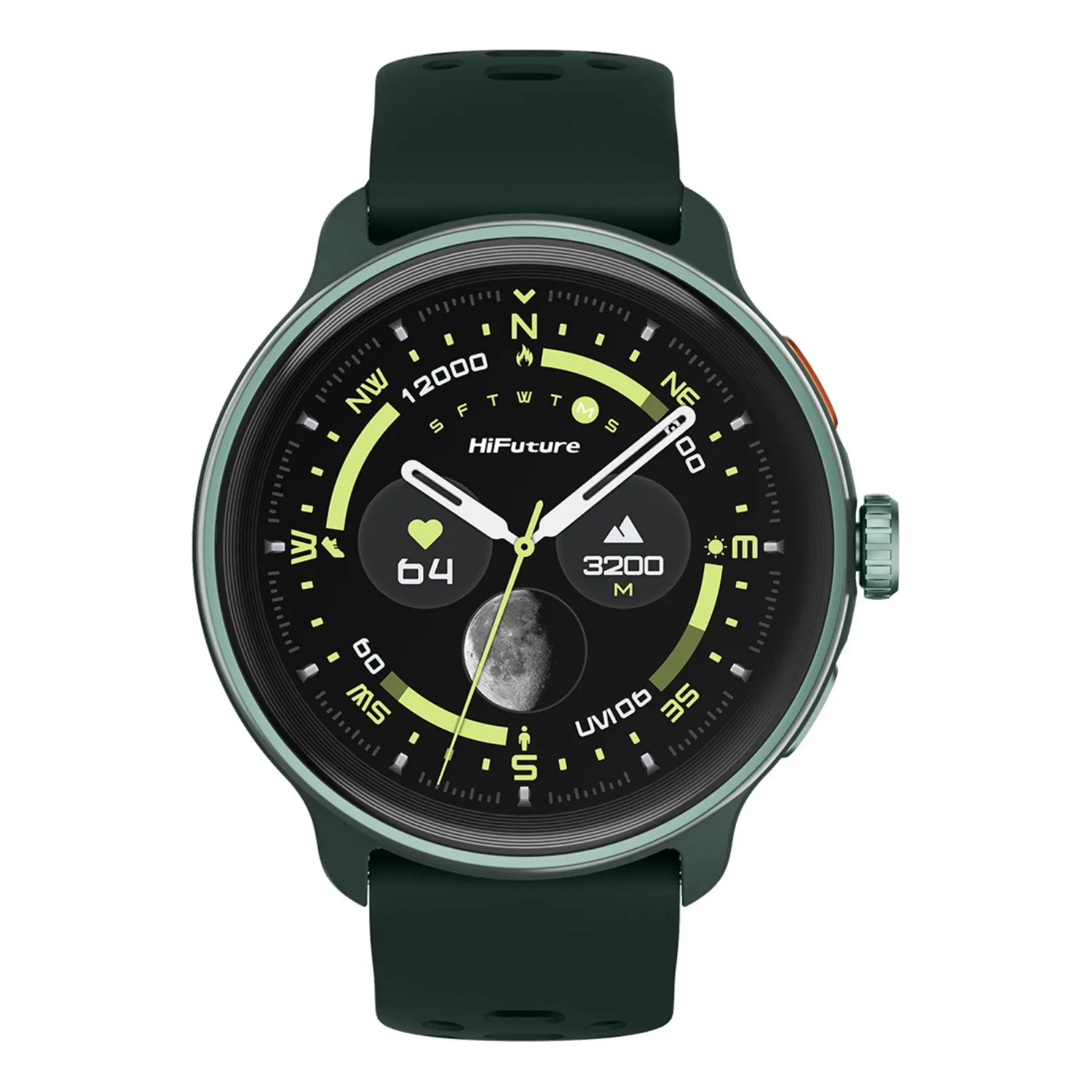 Smartwatch HiFuture VELA 46mm GPS Funkcje AI Zielony