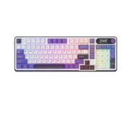 Royal Kludge RK-S98 Blackberry Mousse Brown Switch Biało-Fioletowy