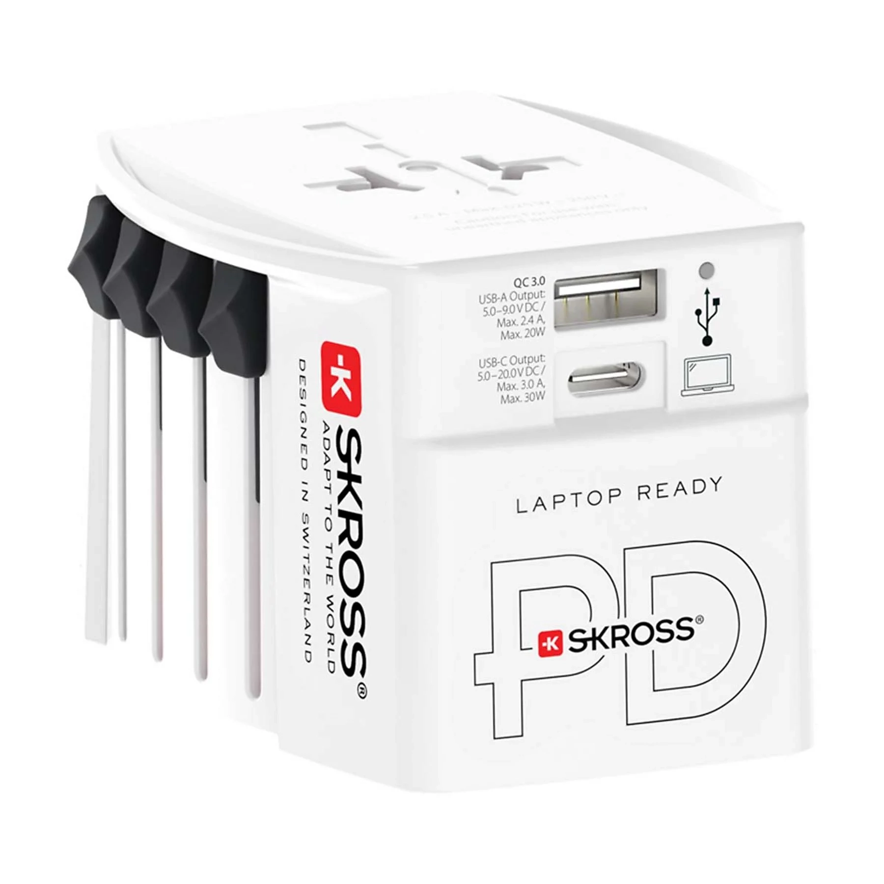 Adapter podróżny Skross MUV USB AC30PD (1.302974)