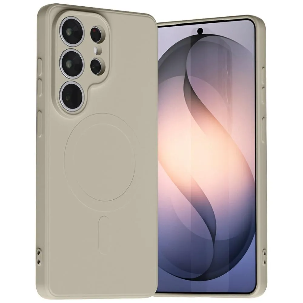 Etui Mercury Semi-Silicone MagSafe do Galaxy S26 Ultra Beżowy