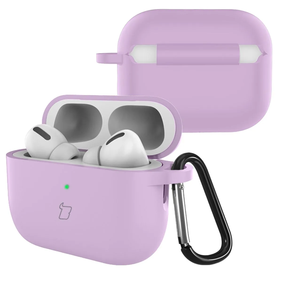 Etui na słuchawki Bizon Case Headphone Silicone do AirPods Pro 3 Liliowy
