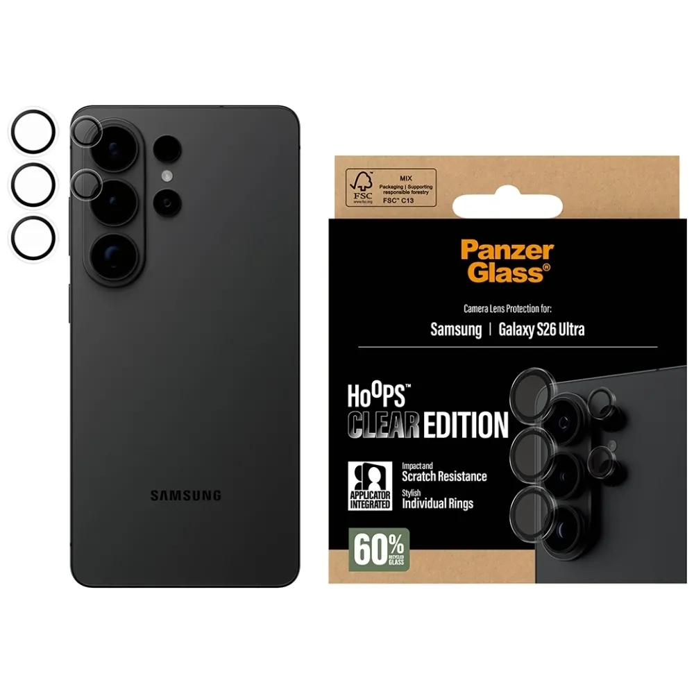 Szkło hartowane PanzerGlass Hoops Lens Protector do Galaxy S26 Ultra