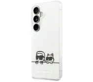 Karl Lagerfeld IML Peekaboo Karl&Choupette MagSafe do Galaxy S26+ Przezroczysty