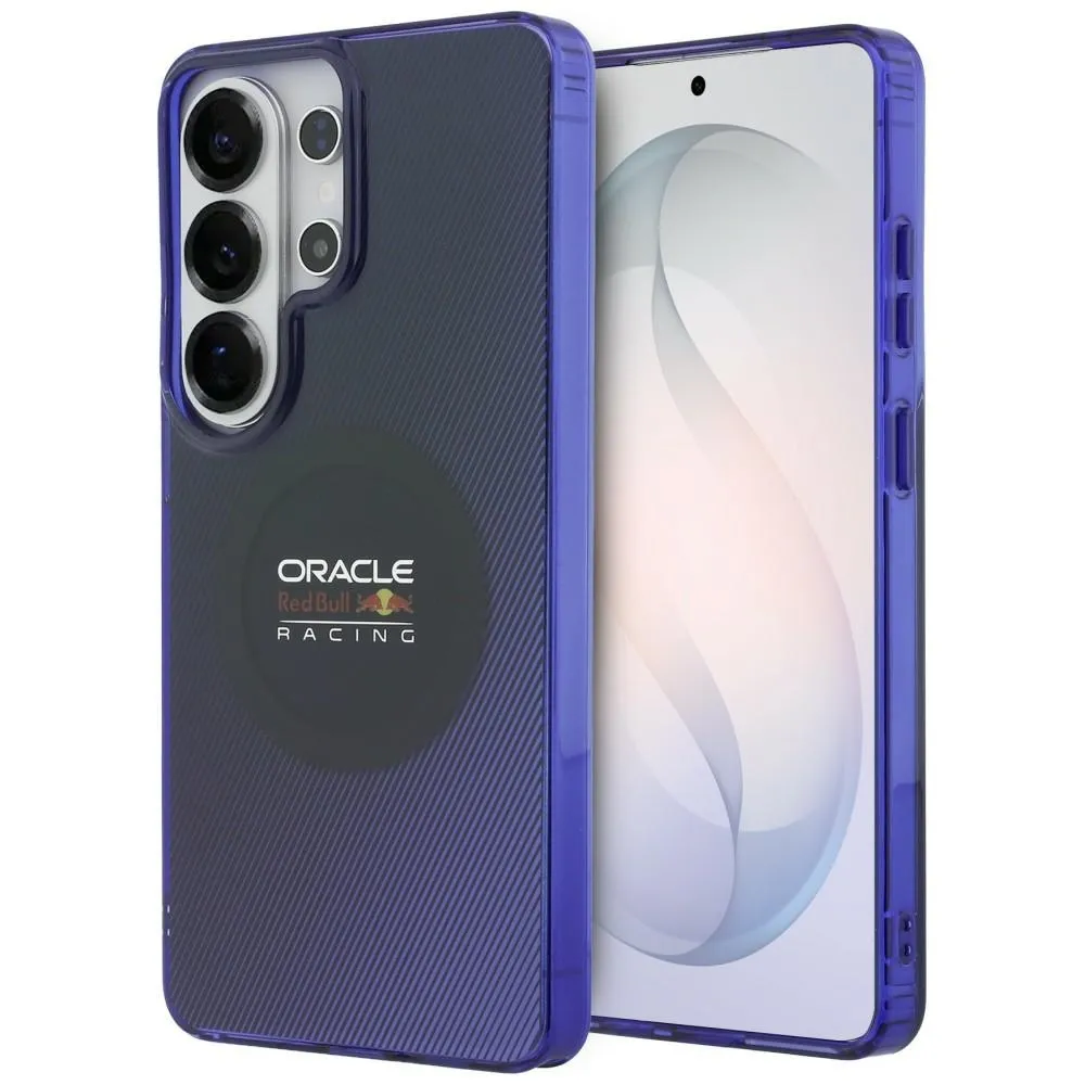 Etui Red Bull Racing Double Layer Blended Lines MagSafe do Galaxy S26 Ultra Granatowy