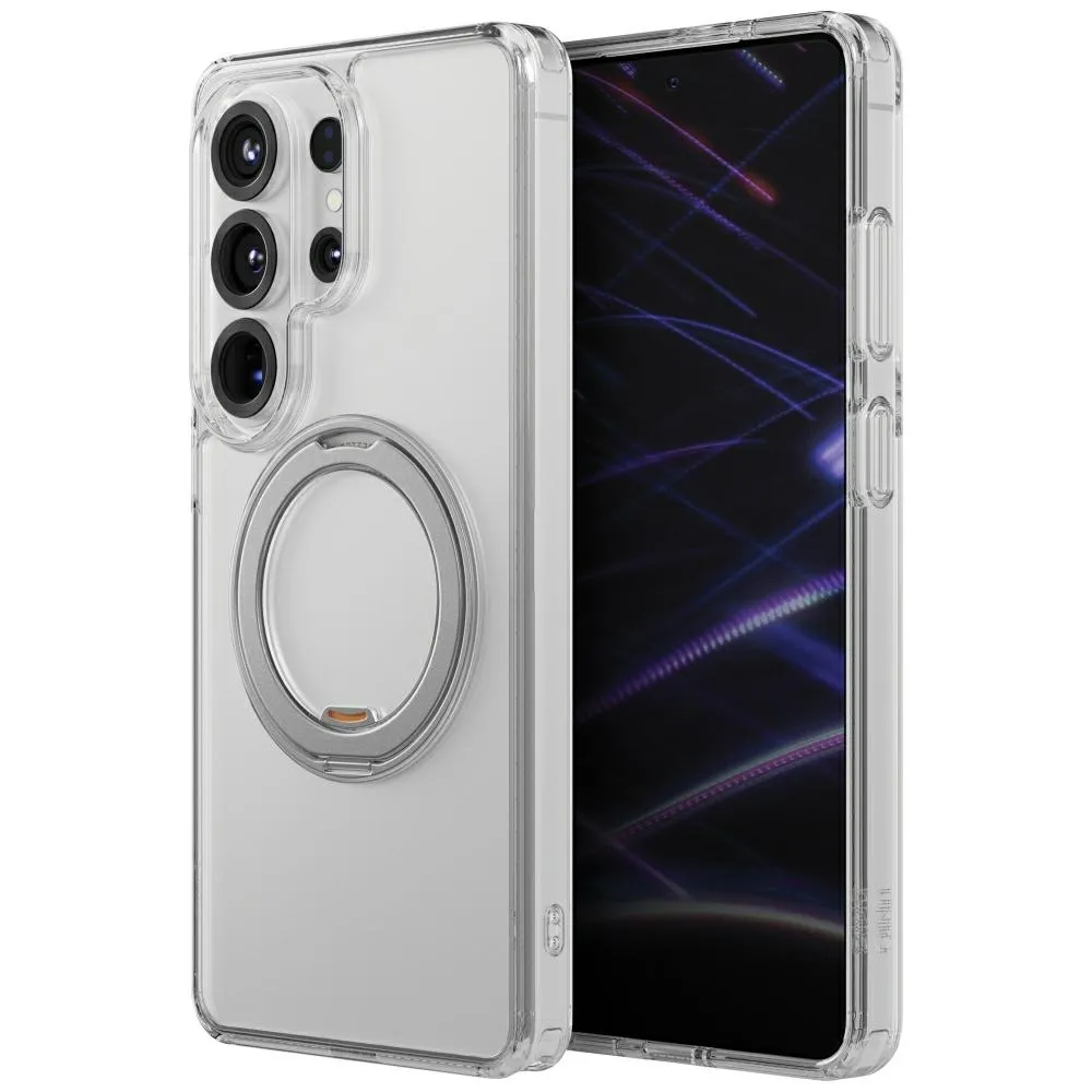 Etui UNIQ Swivix 360 Rotating Kickstand do Galaxy S26 Ultra Przezroczysty