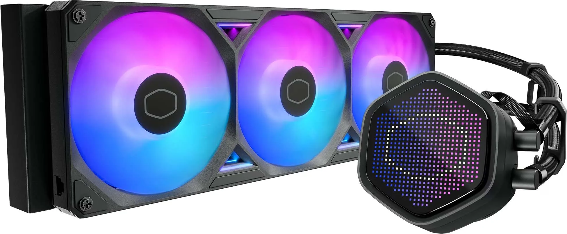 Chłodzenie Cooler Master MasterLiquid Atmos II Pixel LED 360 Czarny