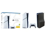 Sony PlayStation 5 Slim E Chassis (PS5) 1TB z napędem + Panele FroggieX FX-P5-C6-B