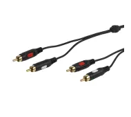 Vivanco 46011 2x RCA 2,5m Czarny