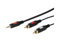 Vivanco 46029 jack 3,5 mm - 2x RCA 1,5m Czarny