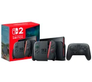 Nintendo Switch 2 Joy-Con Czarny + Pad Switch 2 Pro Controller