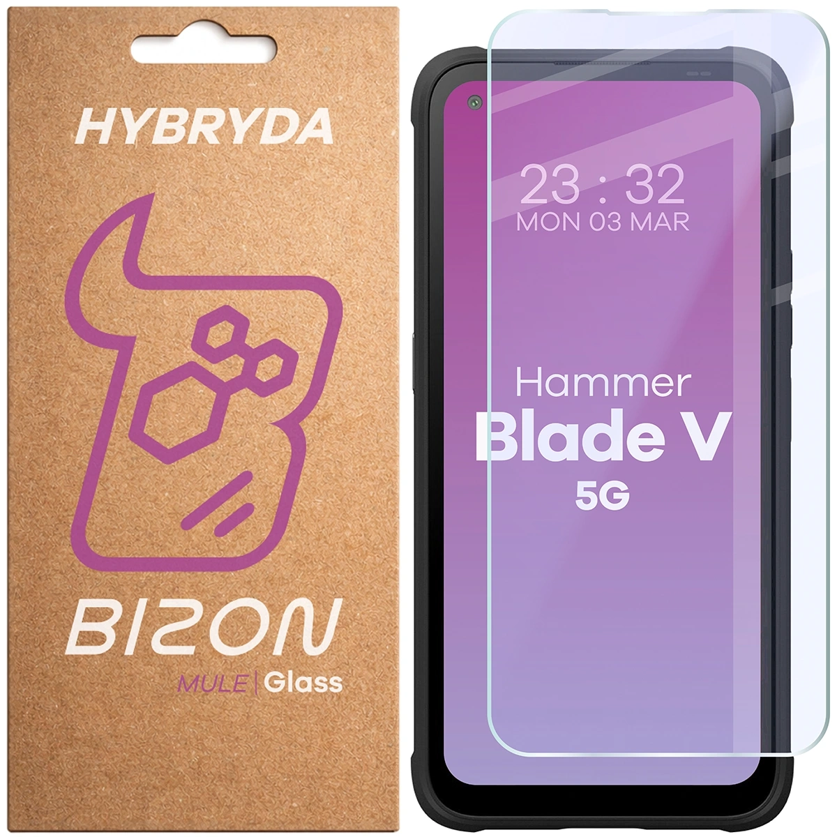 Szkło hybrydowe Bizon elastyczne Glass Mule do HAMMER Blade V 5G