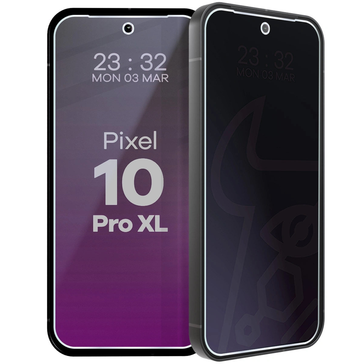 Szkło hybrydowe Bizon prywatyzujące Glass Mule Shadow do Google Pixel 10 Pro XL