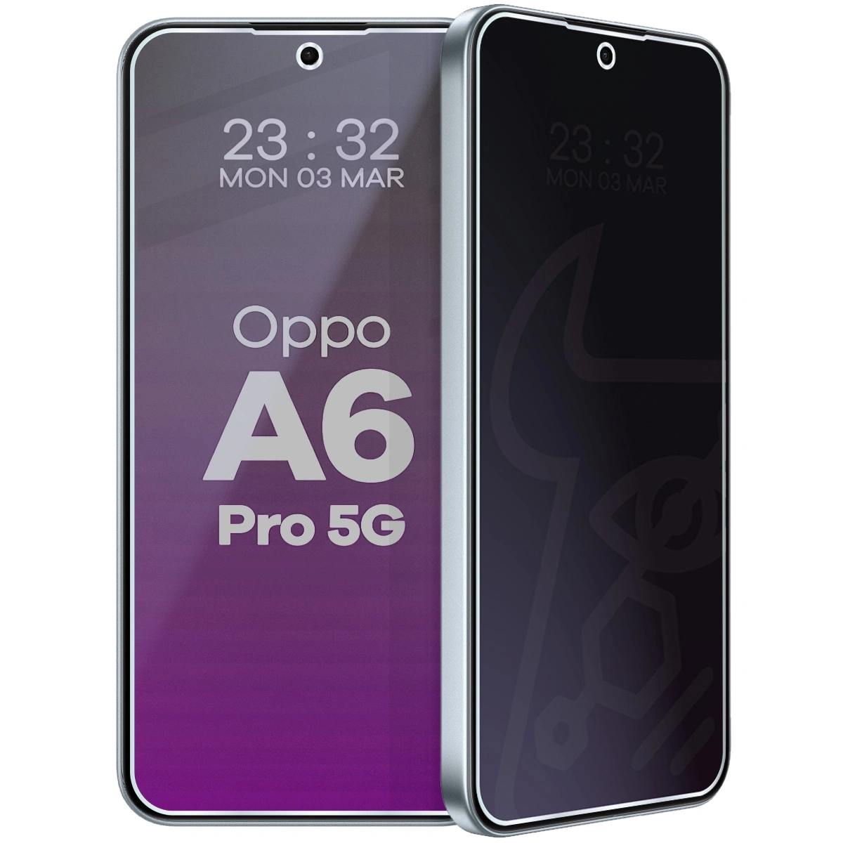 Szkło hybrydowe Bizon prywatyzujące Glass Mule Shadow do Oppo A6 Pro 5G