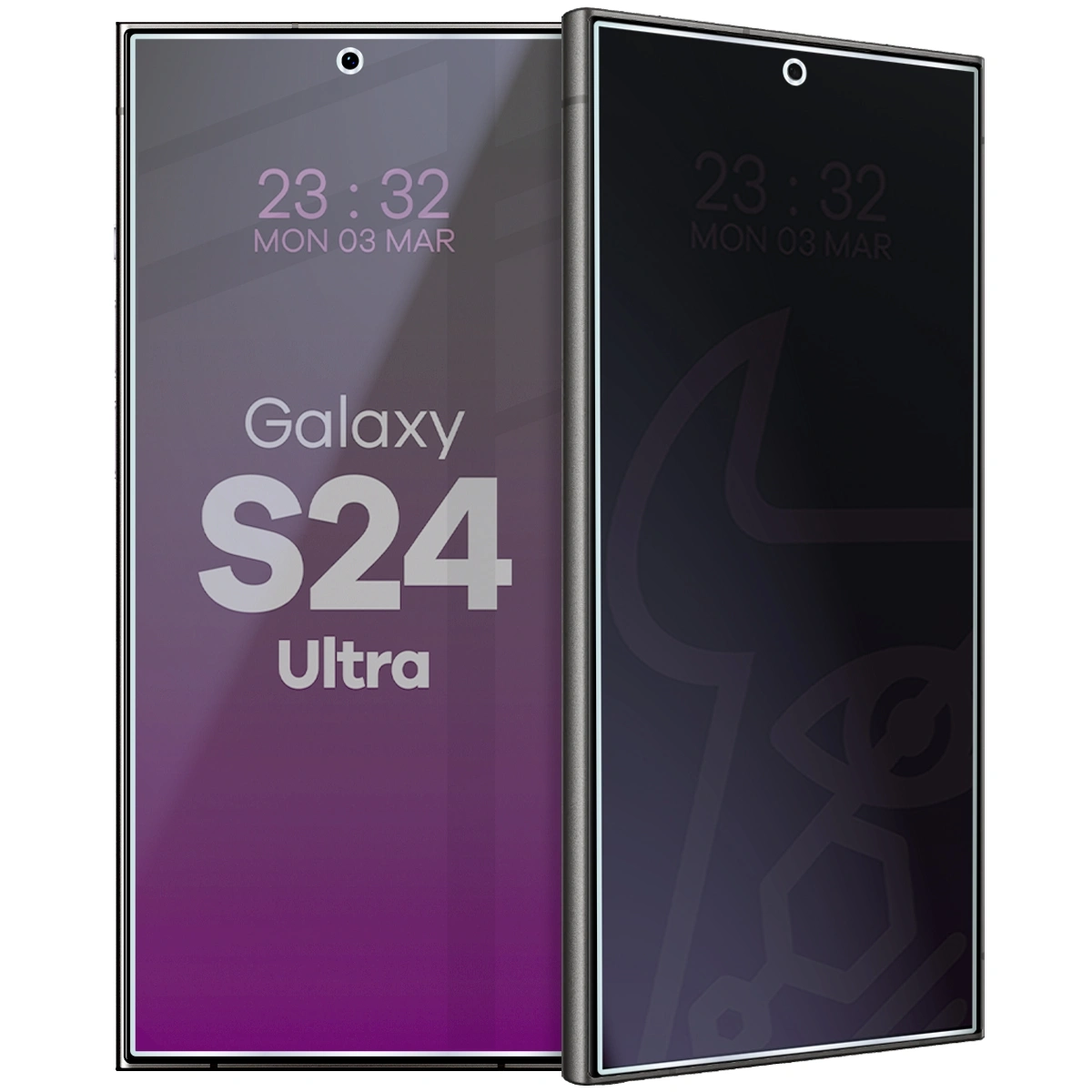 Szkło hybrydowe Bizon prywatyzujące Glass Mule Shadow do Galaxy S24 Ultra