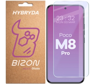 Szkło hybrydowe Bizon elastyczne Glass Mule do Xiaomi POCO M8 Pro 5G