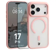 Bizon Case MatteO Pack do iPhone 17 Pro Jasnoróżowy