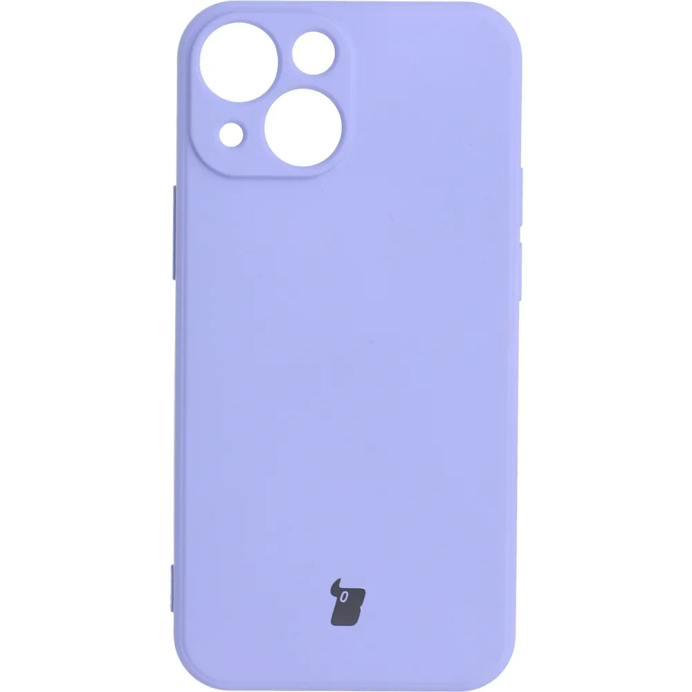 Etui Bizon Silicone do iPhone 13 Mini Liliowy