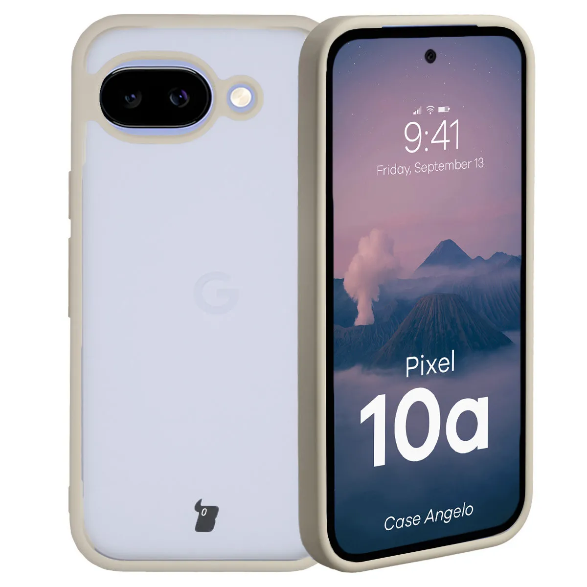 Etui Bizon Angelo do Google Pixel 10a Beżowy