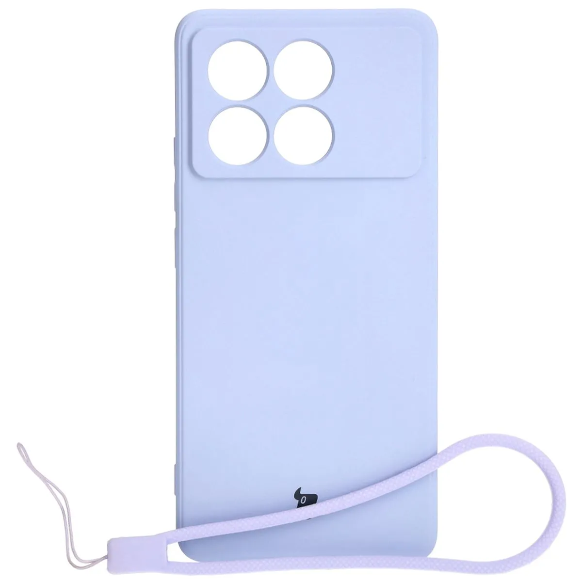 Etui Bizon Silicone Sq do Xiaomi Poco X6 Pro Liliowy